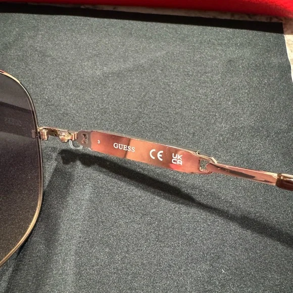 GUESS Women's Sunglasses with Silver Frame - Picture 4 of 5